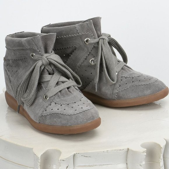 Isabel Marant Shoes - Isabel Marant Bobby Wedge Sneakers, size 40